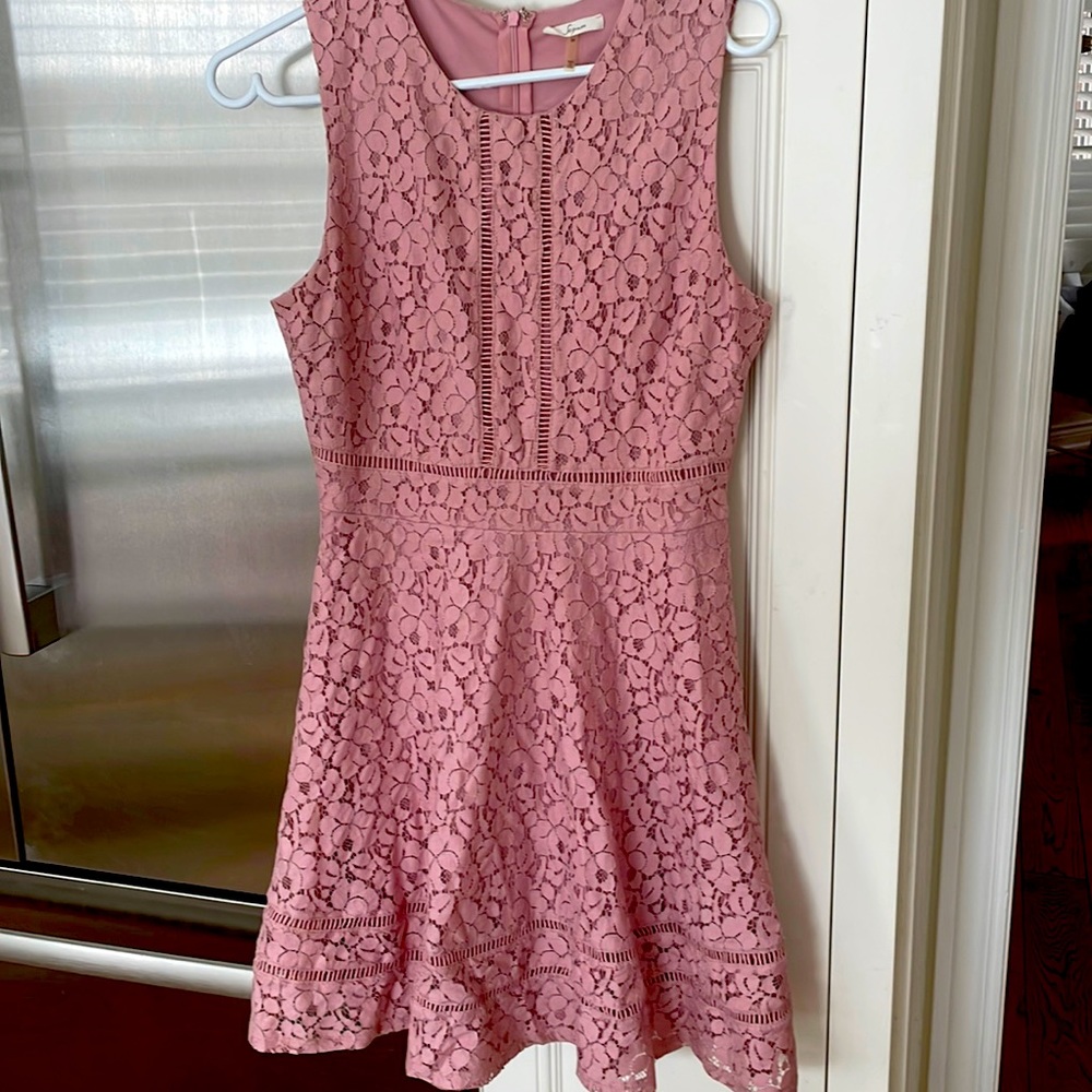 Pink, sleeveless dress, size medium